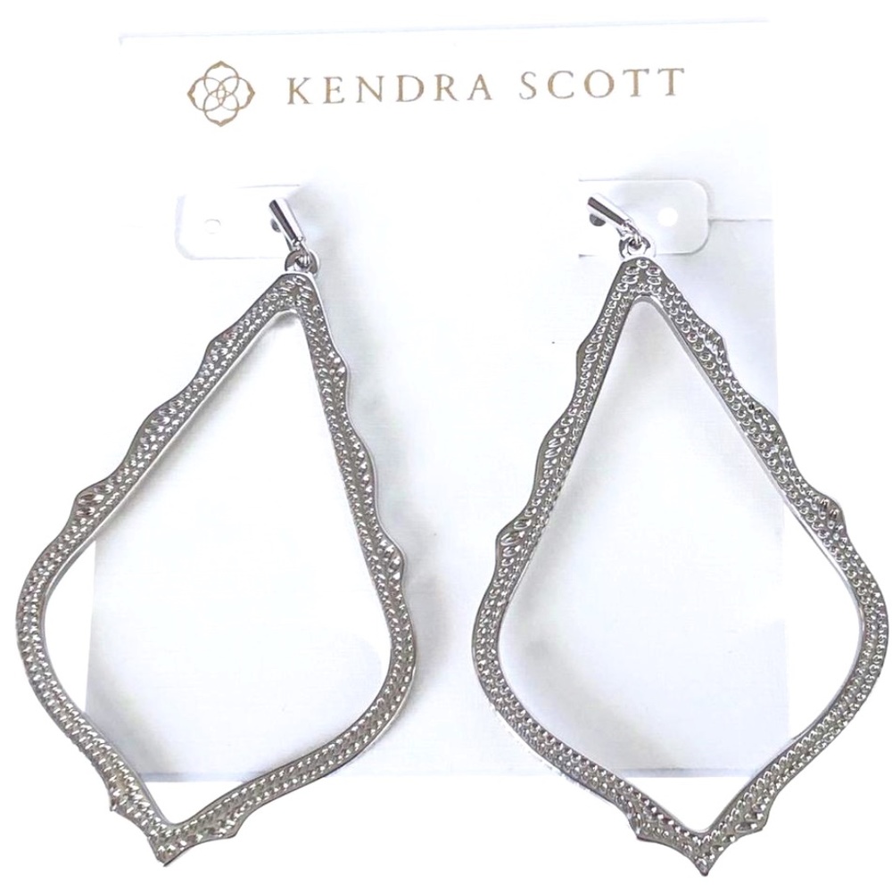 NWT Kendra Scott Sophee 2.75” Statement Framed Hoops - So Cool!
